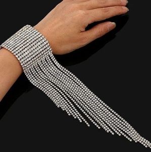 DLBB Rhinestone Dangle Bracelet